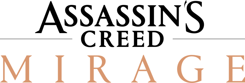 Assassin's Creed Mirage logo on a transparent background