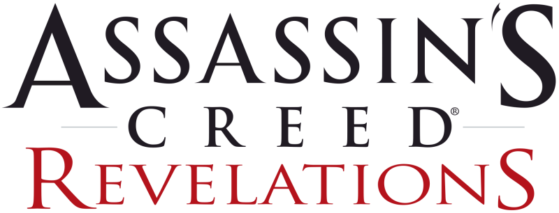 Assassin's Creed Revelations logo on a transparent background