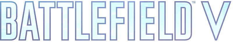 Battlefield V logo on a transparent background