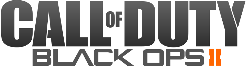 Call of Duty: Black Ops II logo on a transparent background