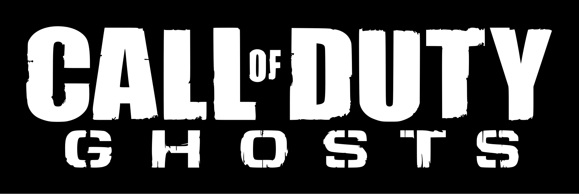 Call of Duty: Ghosts logo on a transparent background