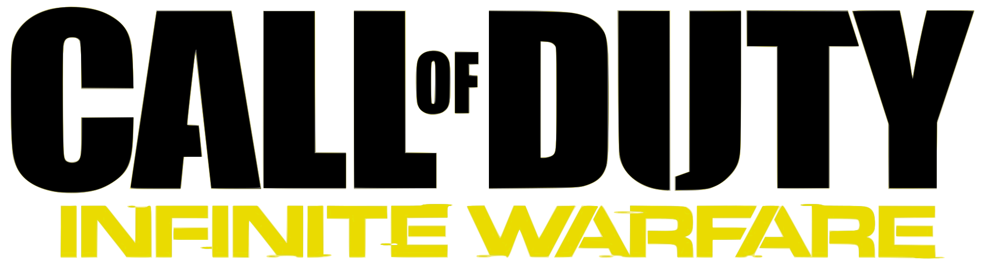 Call of Duty: Infinite Warfare logo on a transparent background