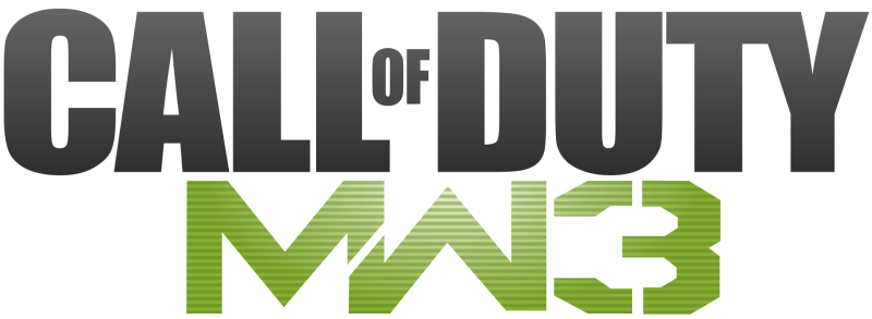Call of Duty: Modern Warfare 3 logo on a transparent background