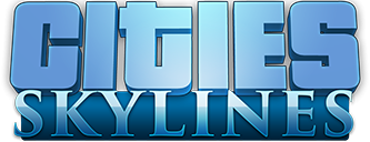 Cities: Skylines logo on a transparent background