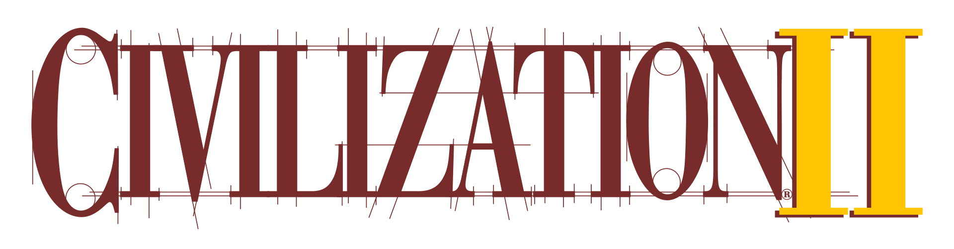 Civilization II logo on a transparent background