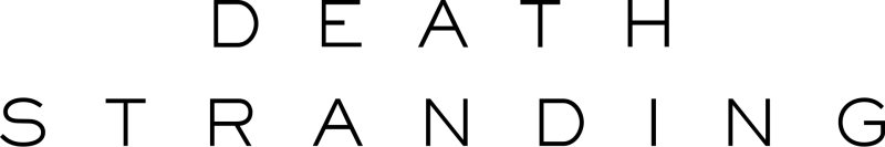 Death Stranding logo on a transparent background