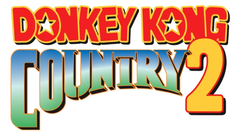 Donkey Kong Country 2 logo in full colour