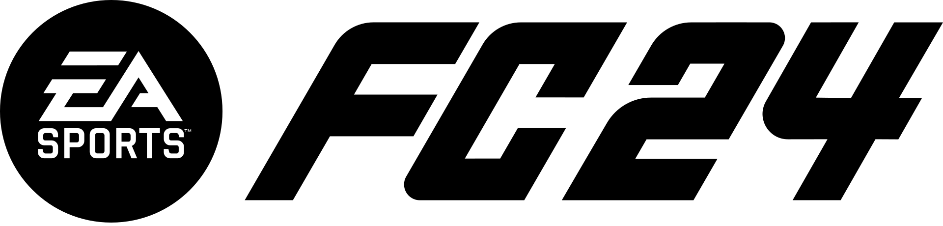 EA Sports FC 24 logo on a transparent background