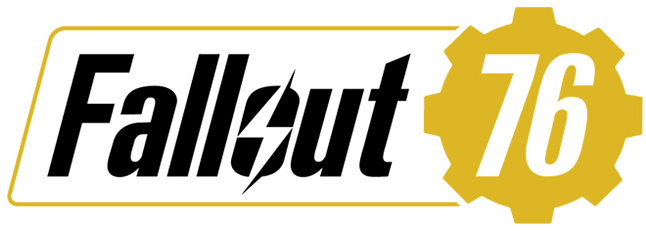 Fallout 76 logo on a transparent background