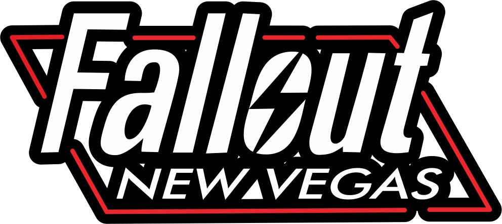 Fallout: New Vegas logo on a transparent background