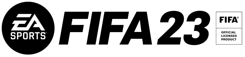 FIFA 23 logo on a transparent background