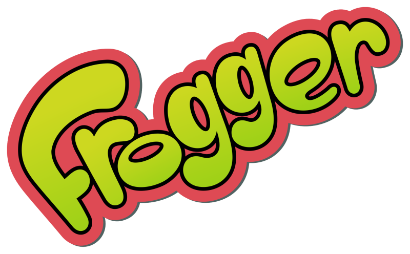 Frogger logo on a transparent background
