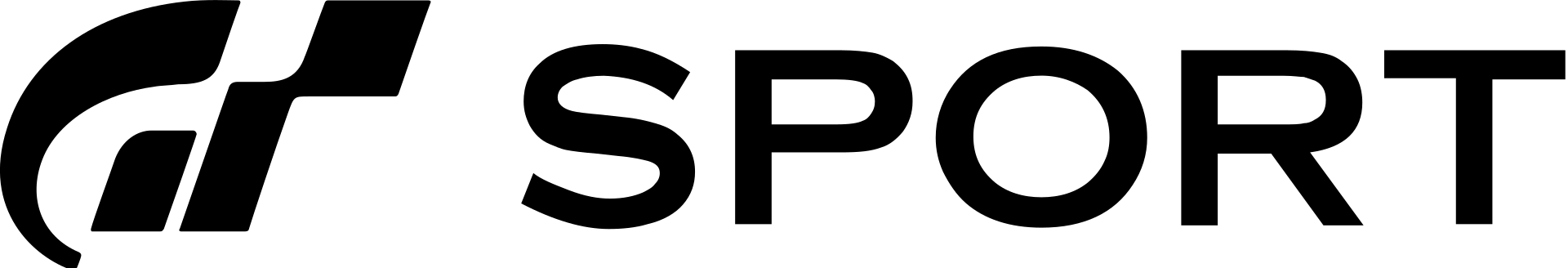 Gran Turismo Sport logo on a transparent background