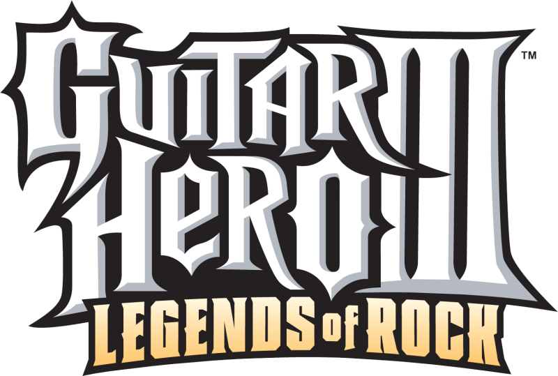 Guitar Hero III: Legends of Rock logo on a transparent background