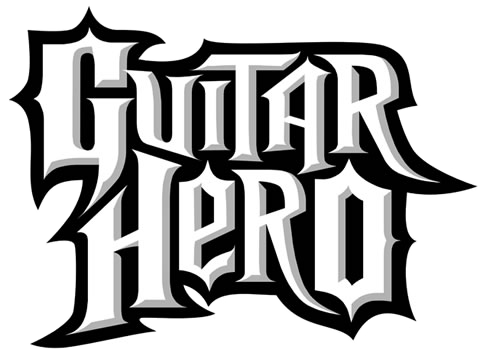 Guitar Hero logo on a transparent background