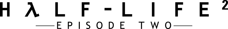 Half-Life 2: Episode Two logo on a transparent background