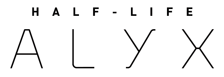 Half-Life: Alyx logo on a transparent background