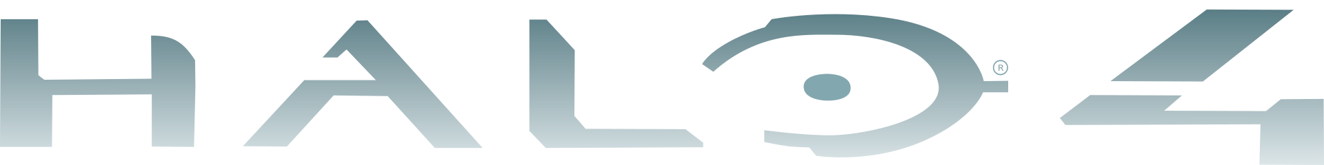 Halo 4 logo on a transparent background