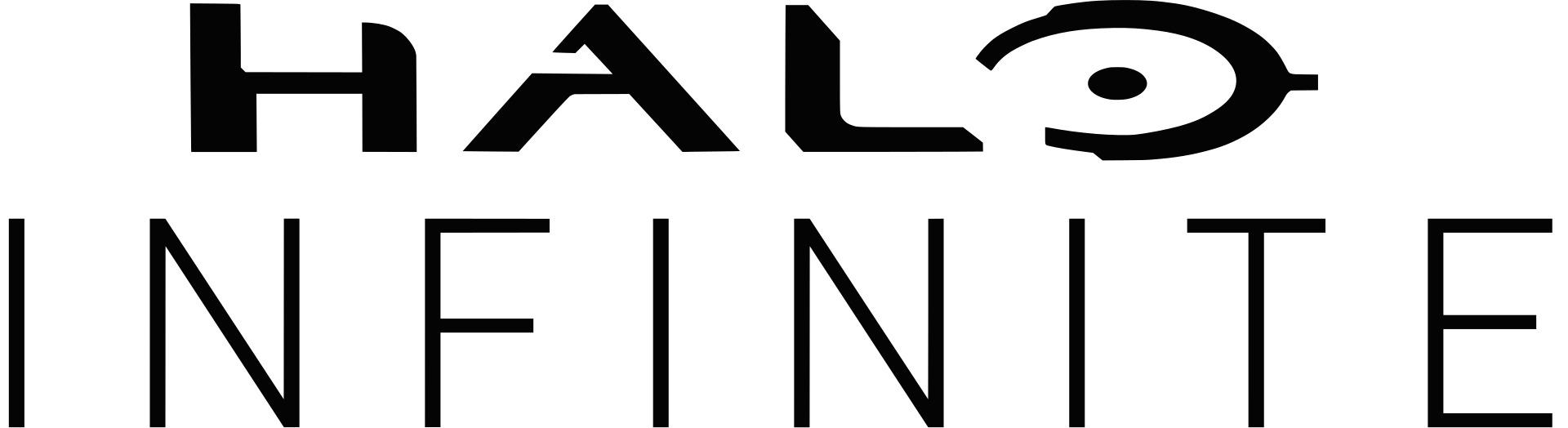 Halo Infinite logo on a transparent background