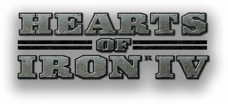 Hearts of Iron IV logo on a transparent background