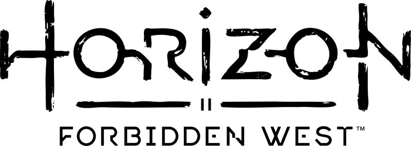 Horizon Forbidden West logo on a transparent background