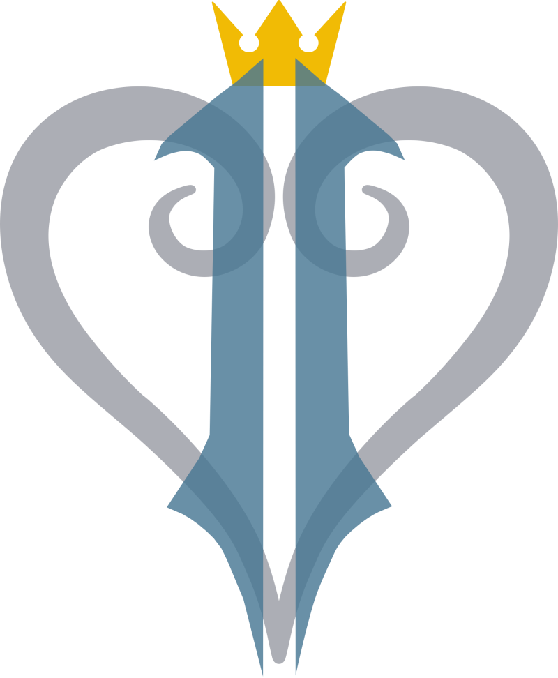 Kingdom Hearts II logo on a transparent background