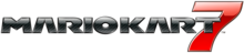Mario Kart 7 logo on a transparent background