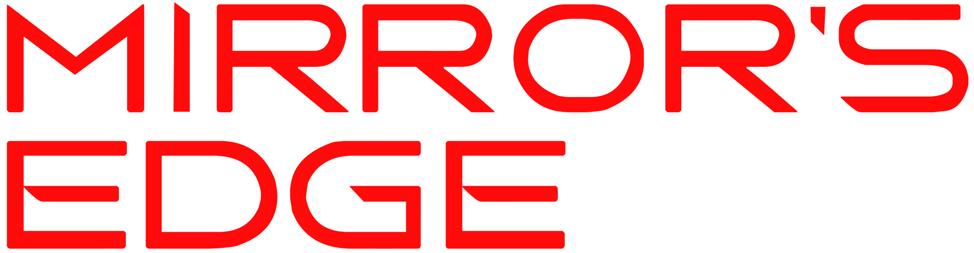 Mirror's Edge logo in full colour