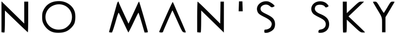 No Man's Sky logo on a transparent background
