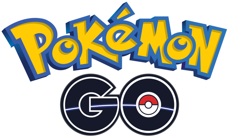 Pokémon Go logo on a transparent background