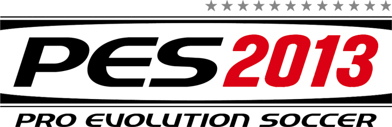 Pro Evolution Soccer 2013 logo on a transparent background