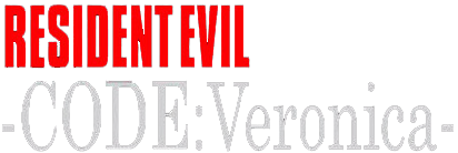 Resident Evil – Code: Veronica logo on a transparent background