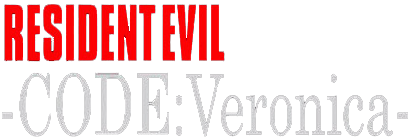 Resident Evil – Code: Veronica logo on a transparent background