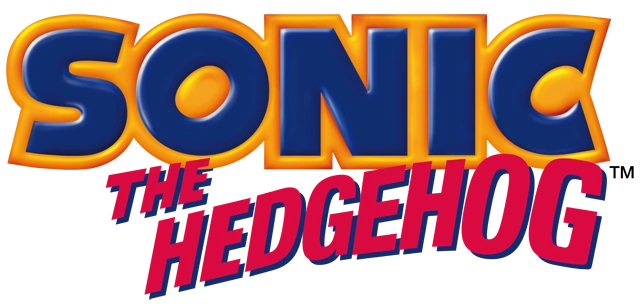 Sonic the Hedgehog logo on a transparent background