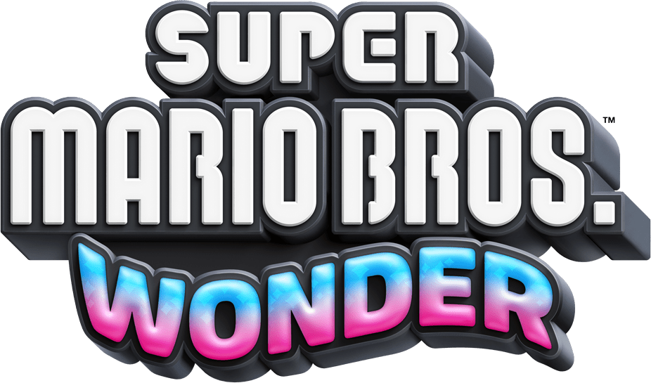Super Mario Bros. Wonder logo in full colour