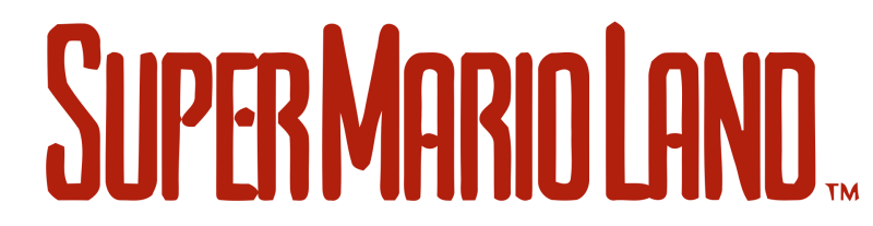 Super Mario Land logo in full colour