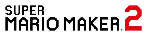 Super Mario Maker 2 logo on a transparent background