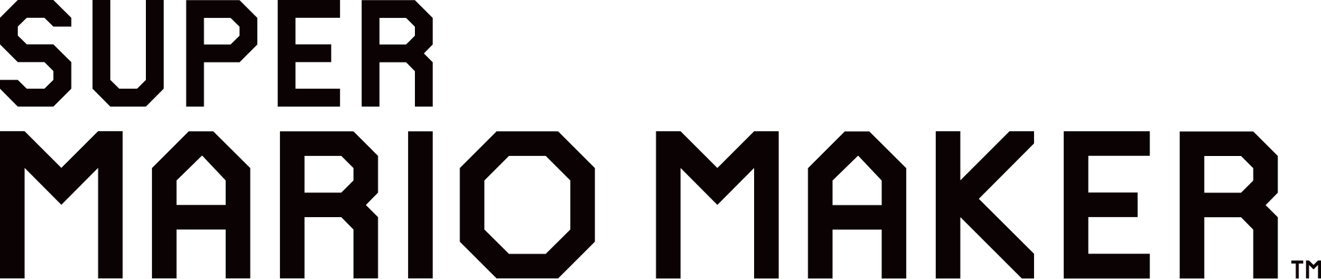 Super Mario Maker logo in full colour