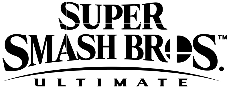 Super Smash Bros. Ultimate logo on a transparent background