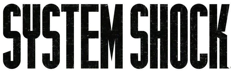 System Shock logo on a transparent background