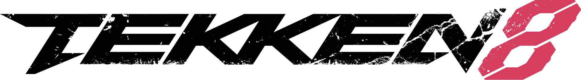 Tekken 8 logo on a transparent background
