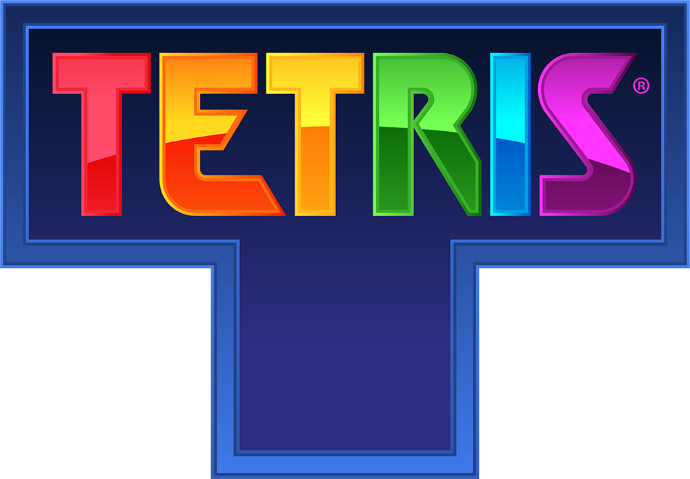 Tetris logo on a transparent background