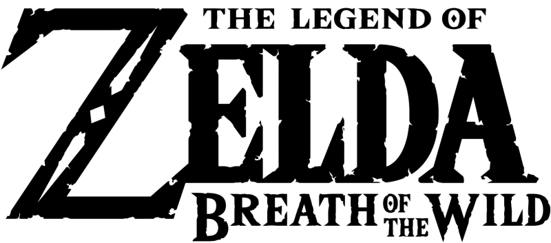 The Legend of Zelda: Breath of the Wild logo on a transparent background
