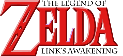 The Legend of Zelda: Link's Awakening logo on a transparent background