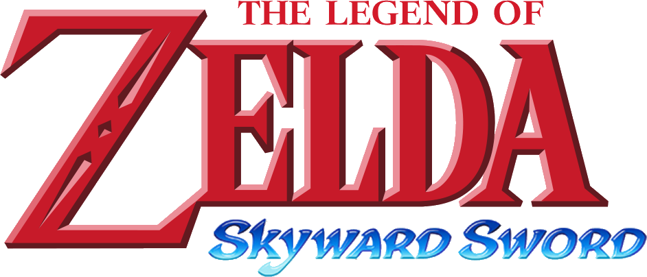 The Legend of Zelda: Skyward Sword logo on a transparent background