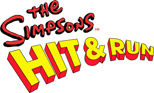 The Simpsons: Hit & Run logo on a transparent background