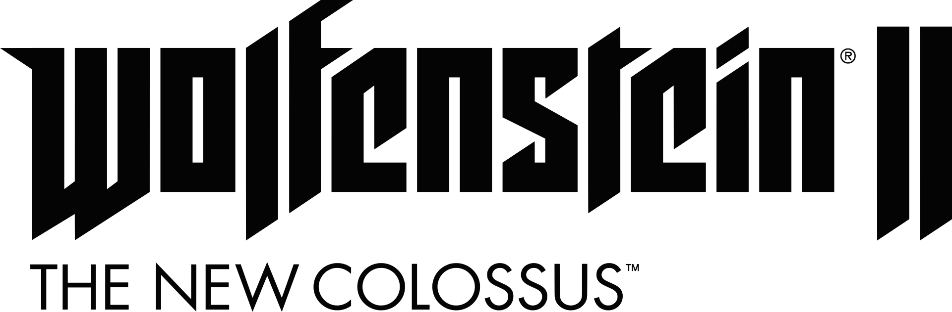 Wolfenstein II: The New Colossus logo on a transparent background