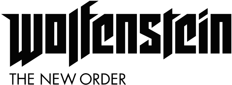 Wolfenstein: The New Order logo on a transparent background
